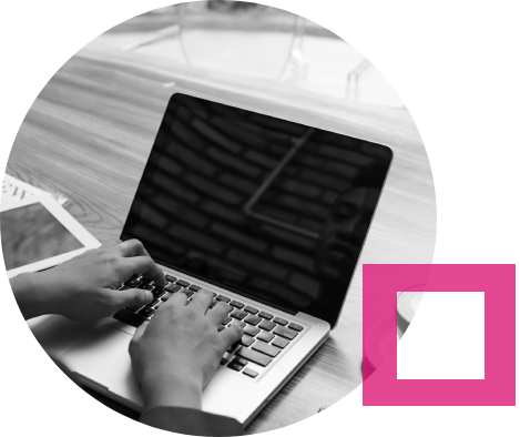 A person working on laptop